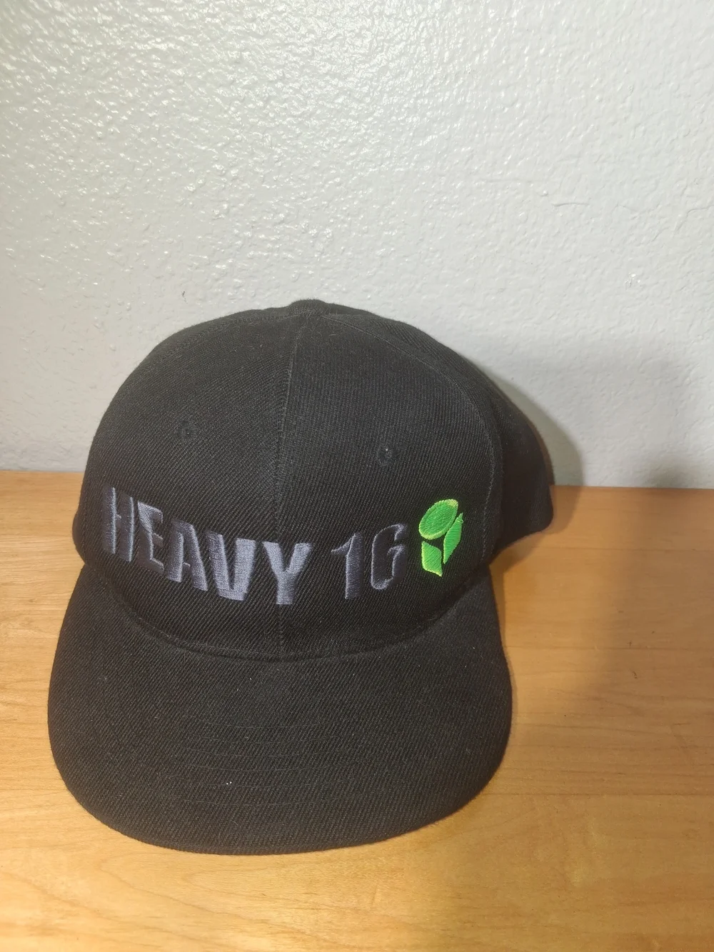 Black Embroidered Baseball Cap